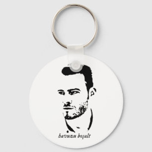 De pool tekenen sleutelhanger