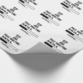 De pool vult vaardigheid Lading...... Cadeaupapier (Hoek)