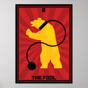 De poolkaart poster