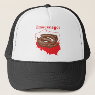 De Poolse Kaart van Smacznego van Kielbasa Trucker Pet