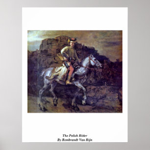 De Poolse Rider door Rembrandt van Rijn Poster