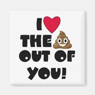 De Poop Emoji Magneet