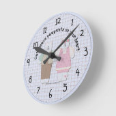 De Poot van het land drukt de Klok van de Muur (Hoek)