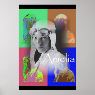 De Pop-Art Amelia Poster