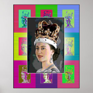 De Pop Art Coronation Poster