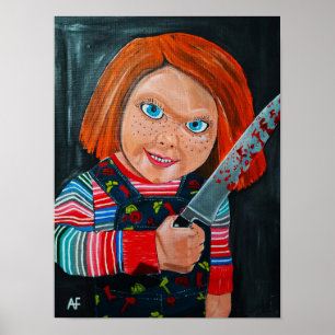 De pop schilderij door Alfred Fox Poster