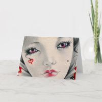 De pop van het de narrenhart van de koningin