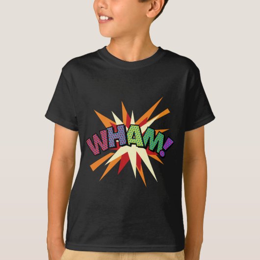 De Pop van het komische boek Art WHAM! T-shirt (Voorkant)