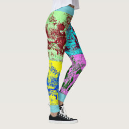 De Pop van vrouwen maakt aangepaste kow-Leggings. Leggings