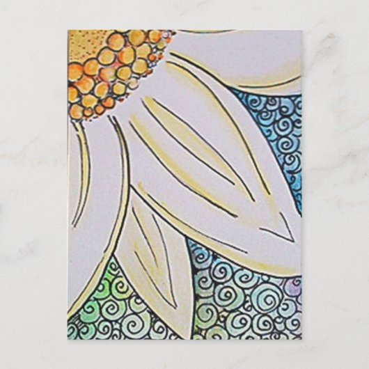 De popbriefkaart van Daisy Briefkaart (Voorkant)