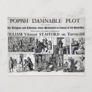 De Popish Damnable Briefkaart