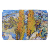 De poplars op Saint-Rémy, Van Gogh Badmat (Voorkant)