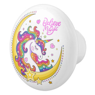 De Porte En Céramique Bouton magique Unicorn