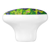 De Porte En Céramique Iris bouton tirer (Côté)