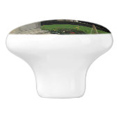 De Porte En Céramique Statue sur le Louvre - bouton (Côté)