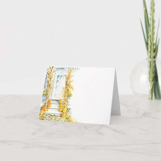 De Portiek van de herfst Kaart (Voorkant)