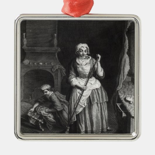 De portier metalen ornament (Voorkant)