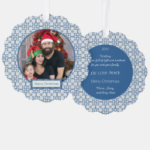 De Portugees Familiefoto met tegels lijst Ornament Kaart