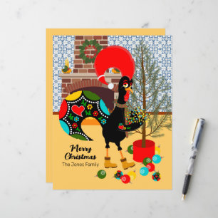 De Portugese Haan en de lichten van Kerstmis