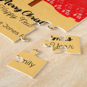 De Portugese haan houdt van King Cake Legpuzzel (Zijkant)