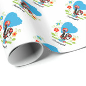 De Portugese rooster Cadeaupapier (Rol Hoek)