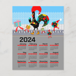 De Portugese Rooster Kerstmis 2024 Kalender