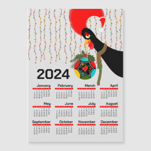De Portugese Rooster Kerstmis 2024 Kalender