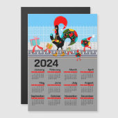 De Portugese Rooster Kerstmis 2024 Kalender (Voorkant / Achterkant)