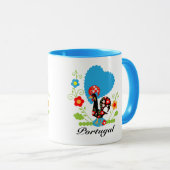 De Portugese rooster Mok (Voorkant rechts)