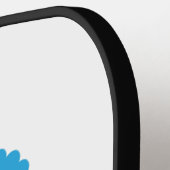 De Portugese rooster Pickleball Paddle (Links Detail)