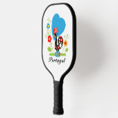De Portugese rooster Pickleball Paddle (Links)
