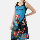 De Portugese rooster Schort (Insitu)