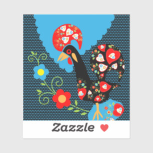 De Portugese rooster Sticker