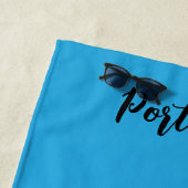 De Portugese rooster Strandlaken (In situ)