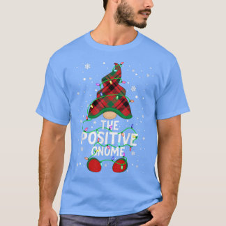 De positieve gnoomfamilie die groep Xmas Ligh matc T-shirt