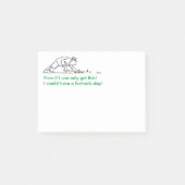 De post-het-Nota's van de golfspeler Post-it® Notes (Voorkant)