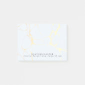 De post-it neemt nota van Blocnote - Blauw & Post-it® Notes (Voorkant)