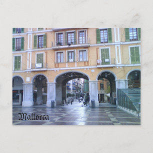 de post Plaza Mayor de Palma de Mallorca Briefkaart