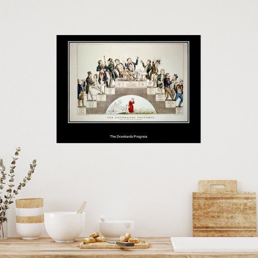 De Poster van de Dronkaards Vooruitgang (Keuken)