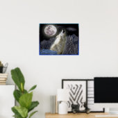 De Posters van de wolf (Thuiskantoor)