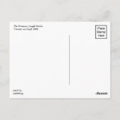 De postman Joseph Roulin van Vincent van Gogh Briefkaart (Achterkant)