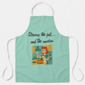 "De pot roeren... en de Martini" Schort (Voorkant)
