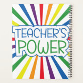 De Power Rainbow Planner van de leraar (Achterkant)