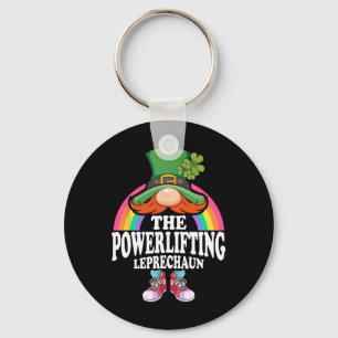 De Powerlifting Leprechaun St Patricks Day Kostuum Sleutelhanger