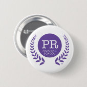 De PR-afstudeerschool Ronde Button 5,7 Cm (Voorkant /achterkant)