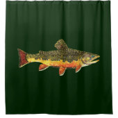De prachtige Brook-forel Douchegordijn (Voorkant)
