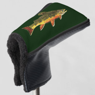 De prachtige Brook-forel Golfheadcover