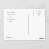 De prachtige Canadese Rockies Briefkaart (Achterkant)