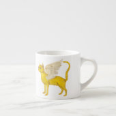 De prachtige gevleugelde kat espresso kop (Rechts)