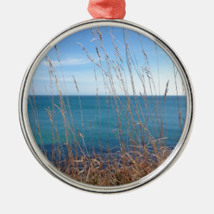 De prachtige gras en Zee Metalen Ornament